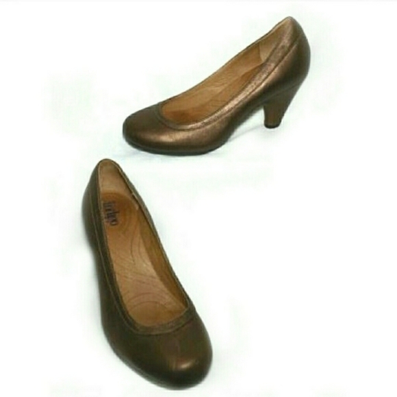 Indigo by Clarks 6 Bronze Classic Career Pumps - Picture 7 of 9